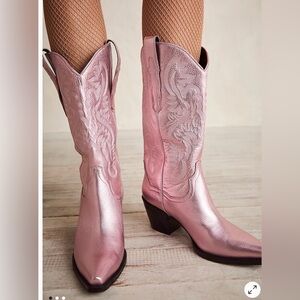 Free People X Jeffrey Campbell Dagget Western Boots
